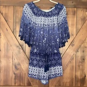 Anthropologie Mazo Pommed Romper